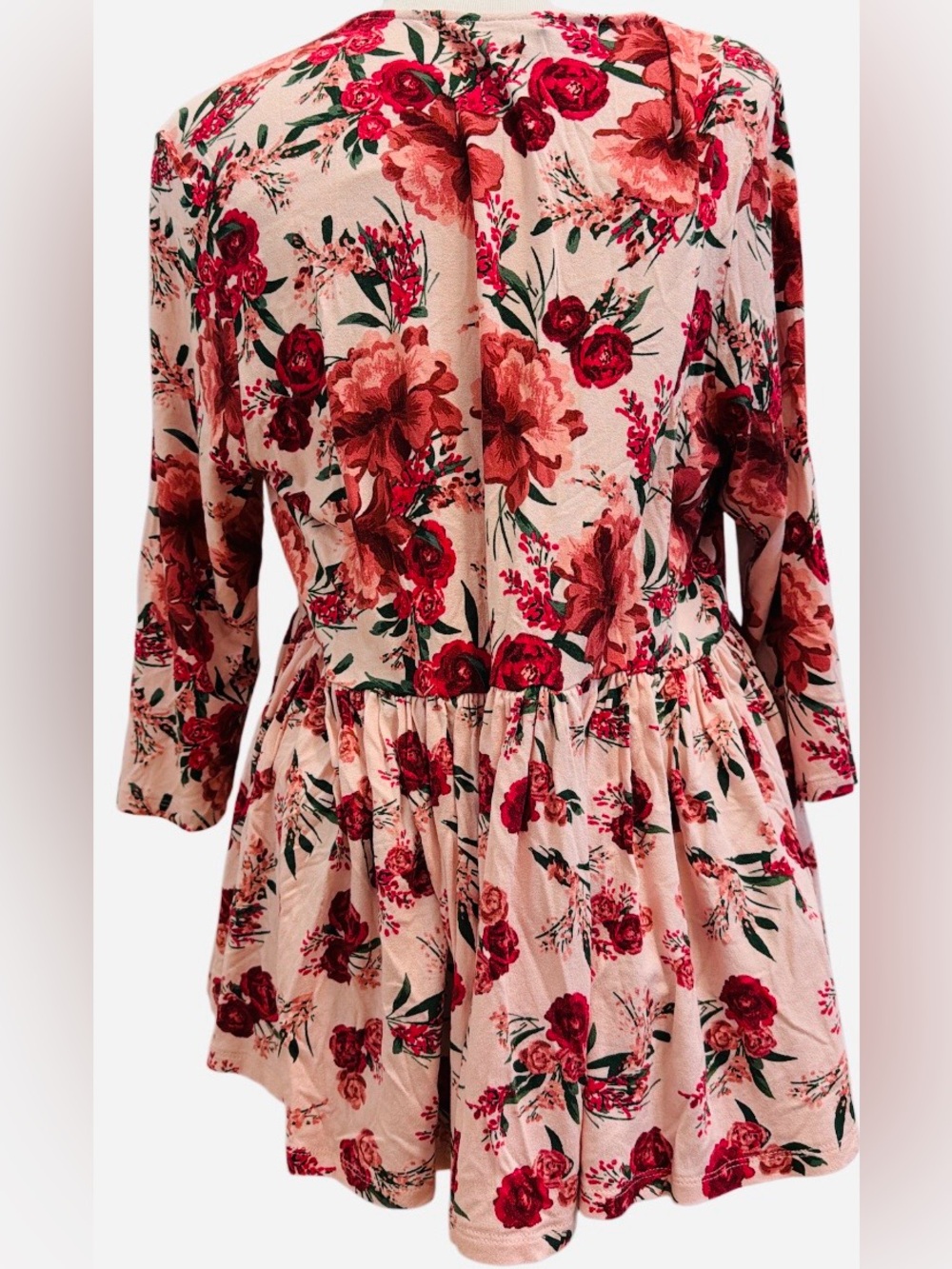TORRID- PLUS SIZE - floral cardigan / baby doll cardigan/ 3/4 sleeves - Picture 7 of 7